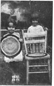 1932 braided chair pads