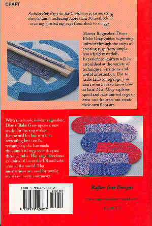 Knitted Rag Rugs Back Cover