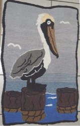 pelican rug from florida