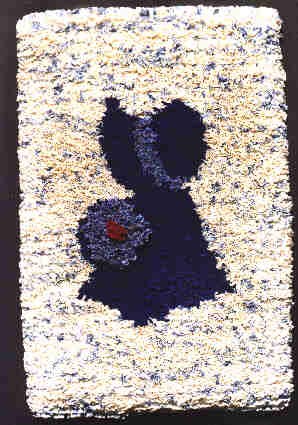 sewn shag rug